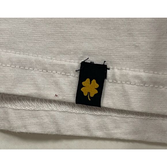 LUCKY BRAND T-Shirt Kids Boys Large White Surf Board Print V Neck Short Sleeve - Picture 5 of 9